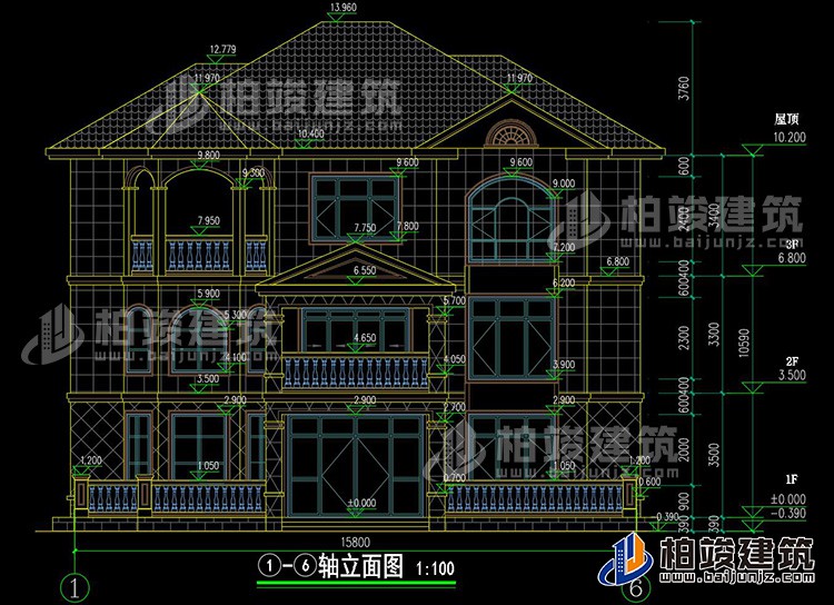 正立面图